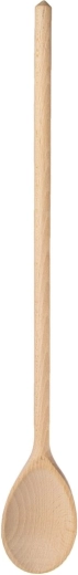 Houten ovale kooklepel 40 cm