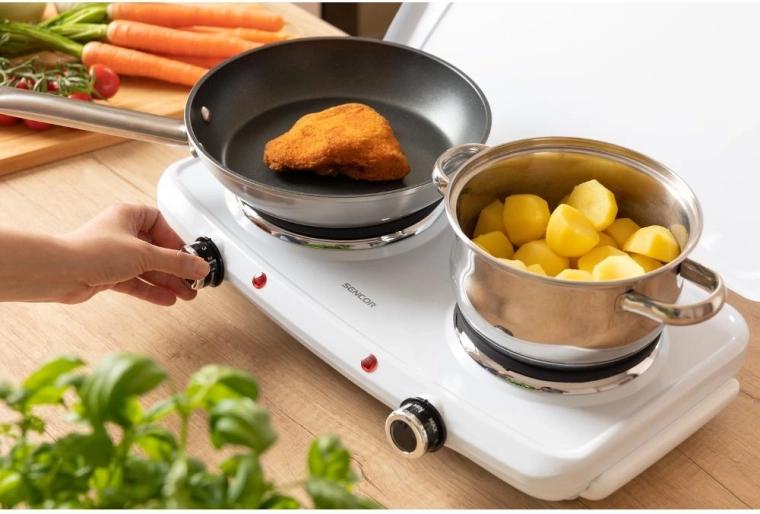 Twee kookplaten voor comfortabel koken