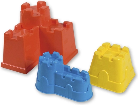 Androni zandvormen Kastelen 3 stuks