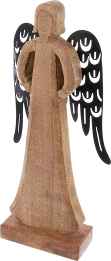 Contrasterende metalen vleugels voor een opvallende look