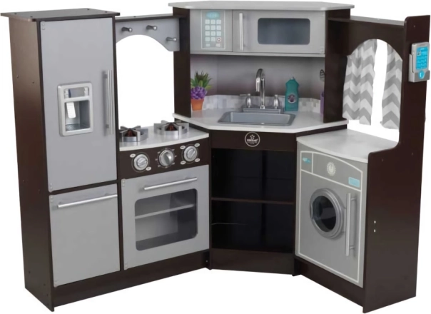 kinder hoekkeuken kidkraft ultimate corner met effecten