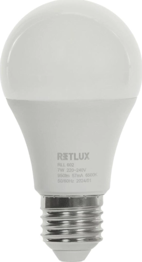 RETLUX LED-lamp A60 E27 7 W daglichtwit
