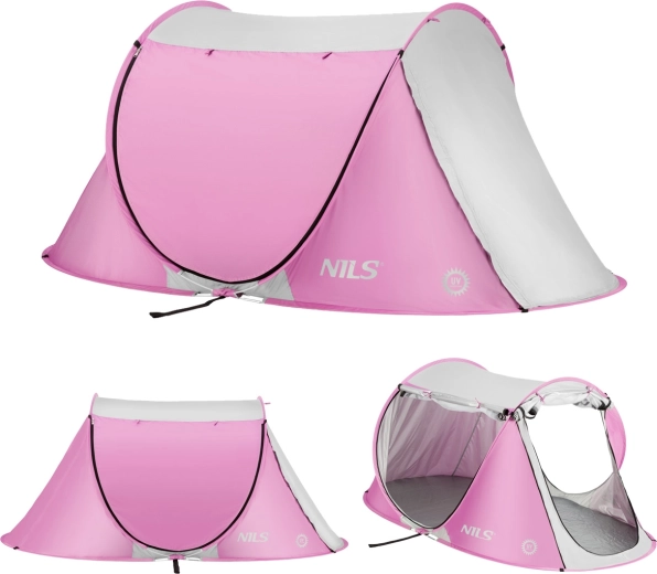 Drie ingangen met muggengaas en rits