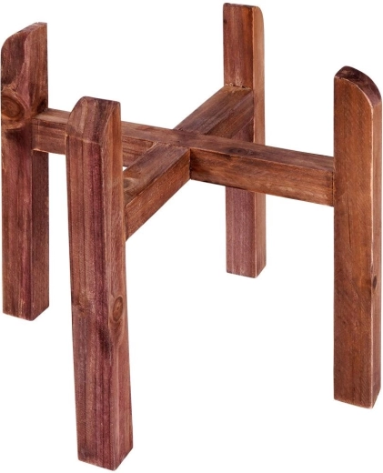 Stabiele houten standaard met vier poten