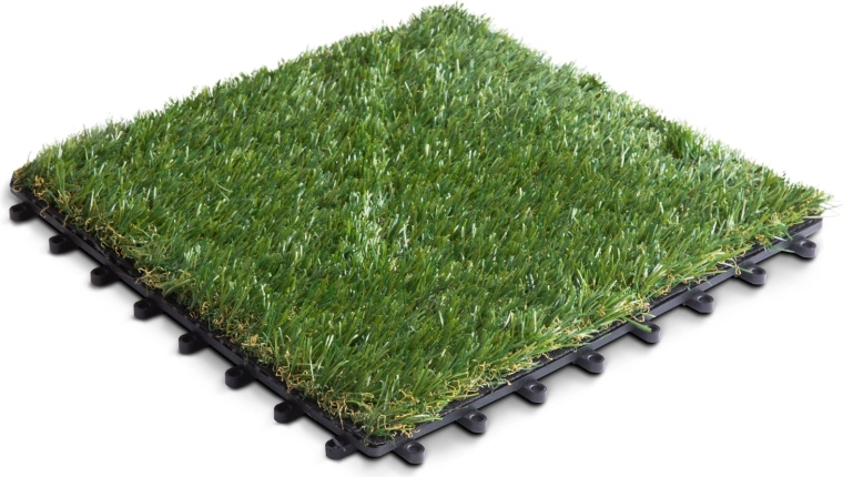 Tegels met kunstgras 30 × 30 cm, 11 stuks