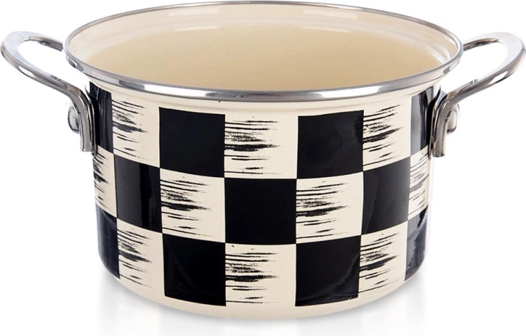 Geëmailleerde pan Schaken 18 cm, 2 l