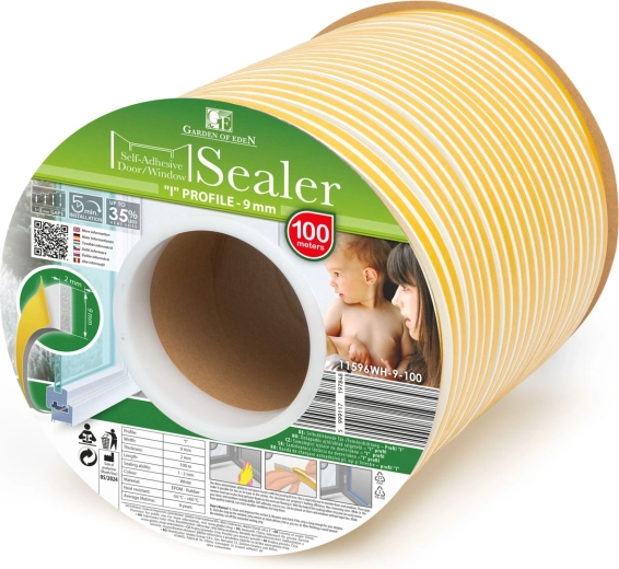 Zelfklevende isolerende afdichtingsstrip voor deuren en ramen