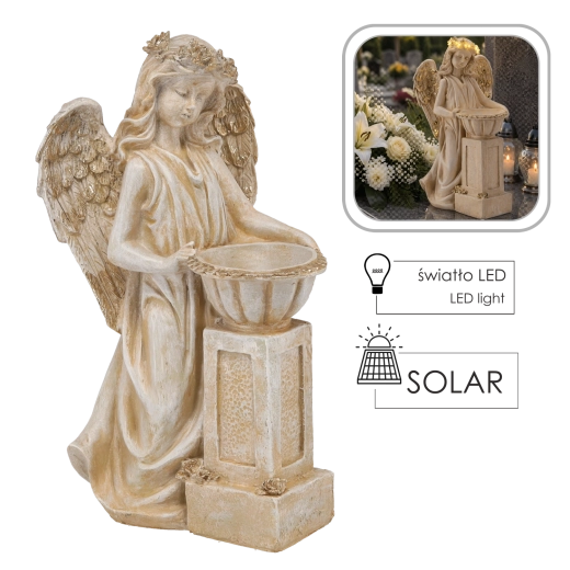 Engel met decoratieve schaal
