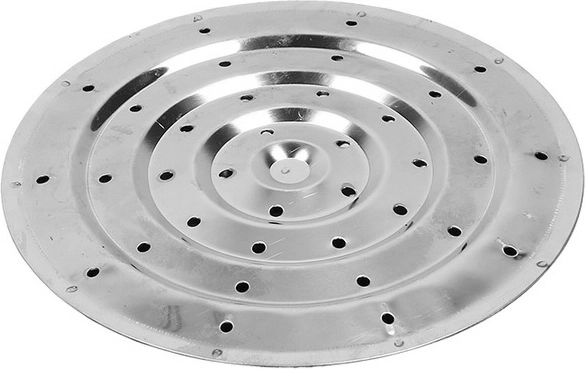 Roestvrijstalen onderlegplaat voor gasbrander 16 cm (klein) voor het stabiliseren van kleine pannen