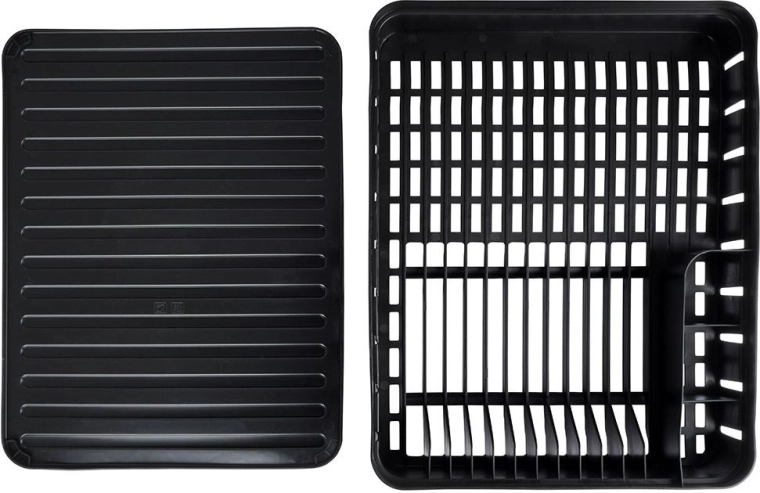 Uitneembare afdruipschaal voor een schoon aanrecht