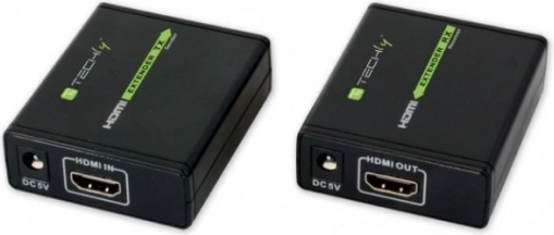 HDMI Extender voor overdracht via Cat.6/6a/7 kabel, tot 60m, FullHD 3D, zwart