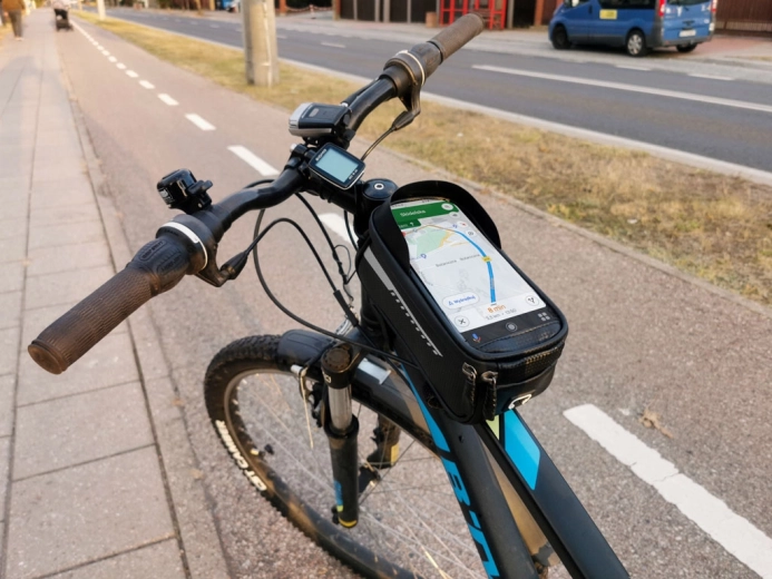 Stabiele bevestiging op de fiets