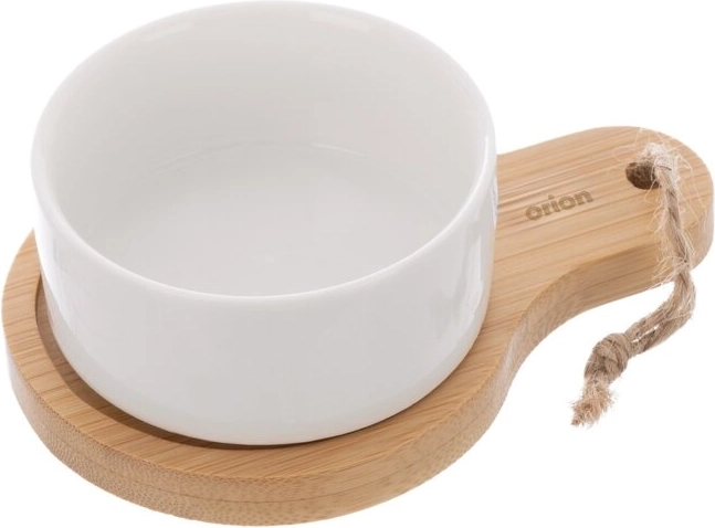 Praktische set voor het serveren van dips en snacks