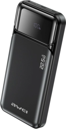 Awei powerbank PA-90 22,5 W PD 10000 mAh met 2 USB-C