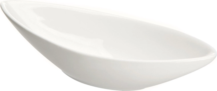 Regular ovale porseleinen schaaltje 19 cm, 200 ml, crème