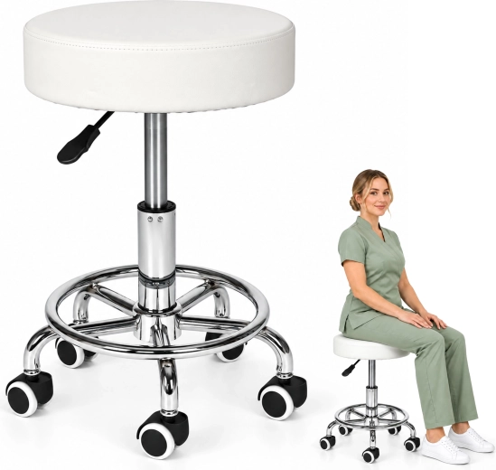 Mobiele draaibare cosmeticastekruk ModernHome zwart