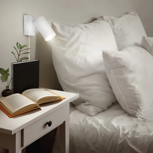 Comfortabele bediening met de schakelaar op de lamp