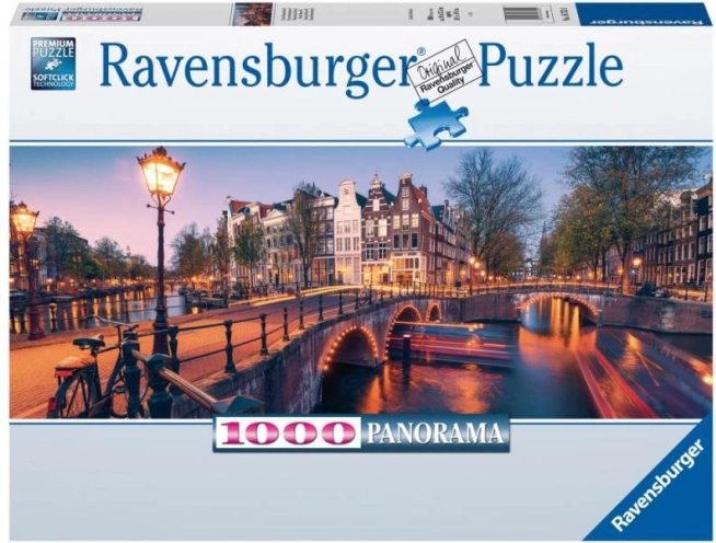 Panorama Puzzel Amsterdam 1000 stukjes