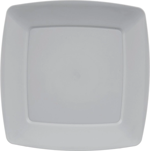 Ondiep kunststof bord SANDY grijs 23,5 × 23,5 cm