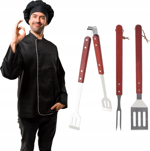 Veilige grip dankzij houten handgrepen