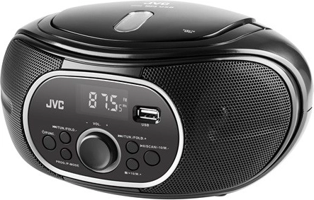 Draagbare radio met CD en USB JVC