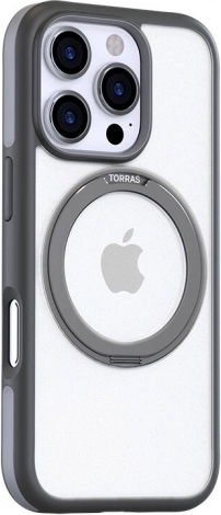 Hoesje Torras Ostand R Fusion voor iPhone 16 Pro grijs