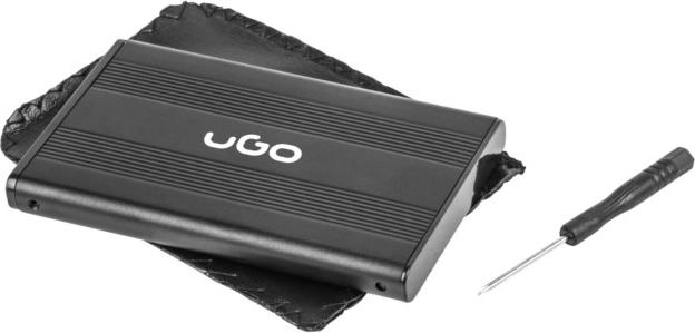 Externe aluminium 2,5" SATA USB 2.0 draagbare UGO-schijfbehuizing