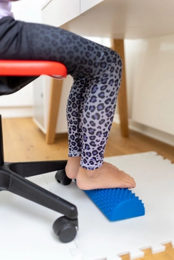 Voetmassage en betere zithouding aan het bureau