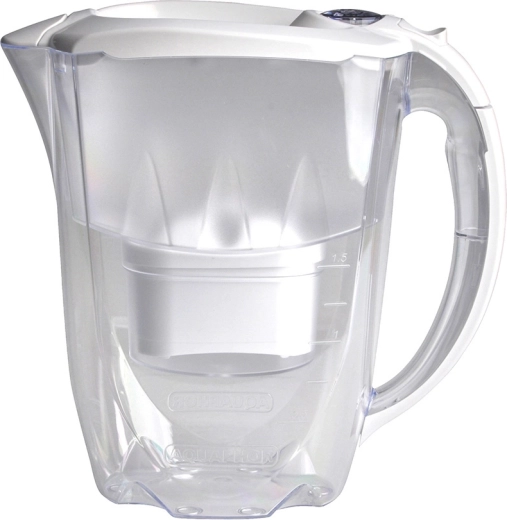 Filterkan Amethyst 2,8 l + 3× filterpatroon B100-25, wit