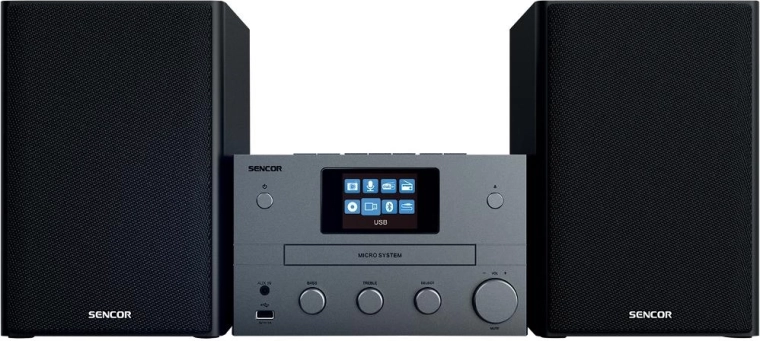 Sencor-microsysteem met Wi-Fi, DAB+ en cd