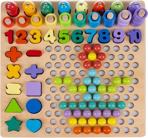 Educatief spel: cijfers, vormen en basis van wiskunde