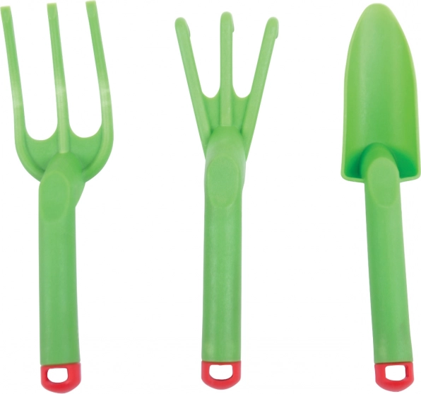 Tuinset gereedschap kunststof groen