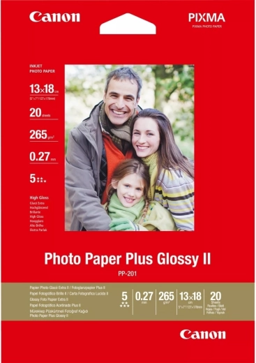 Glanzend fotopapier Canon Photo Paper Plus 13x18
