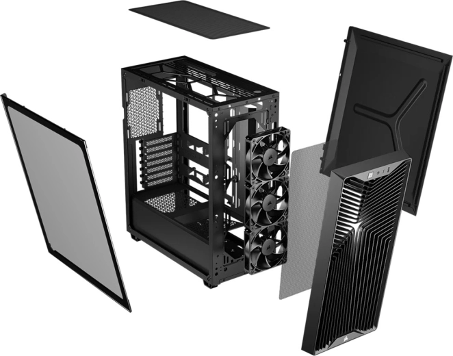 Geavanceerde airflow: tot 9× 120mm ventilatoren