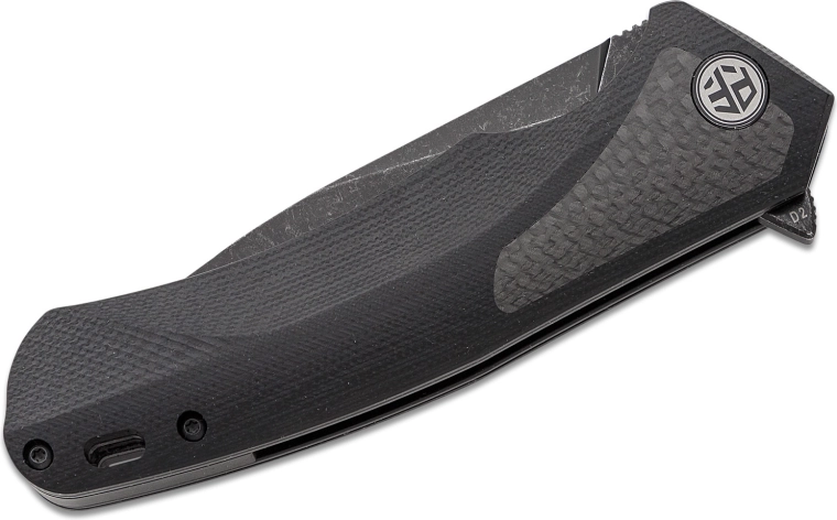 Duurzaam D2-lemmet met Black Stonewash