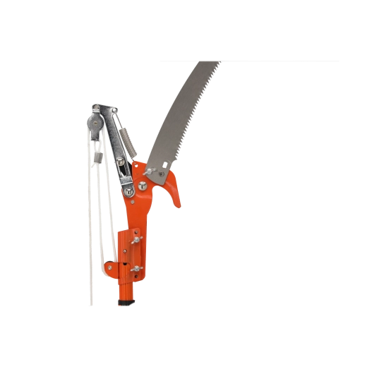Dubbel systeem: schaar + gebogen zaag