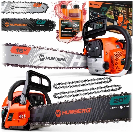 Humberg HM-660 benzine kettingzaag voor hout 16/20"
