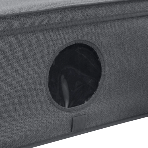 Transparant venster voor direct overzicht