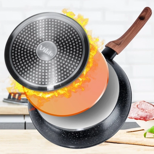 Inductiebodem en gelijkmatige warmteverdeling