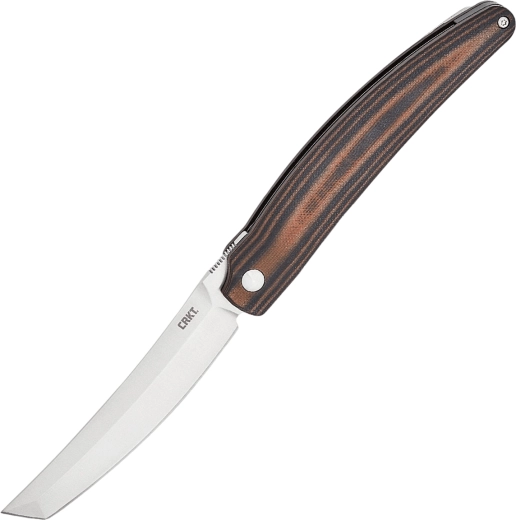 CRKT Ancestor zakmes vouwmes 9,1 cm, zwart-bruin, G10