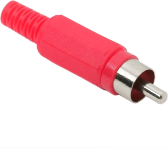 RCA-stekker met kabelbreukbeveiliging