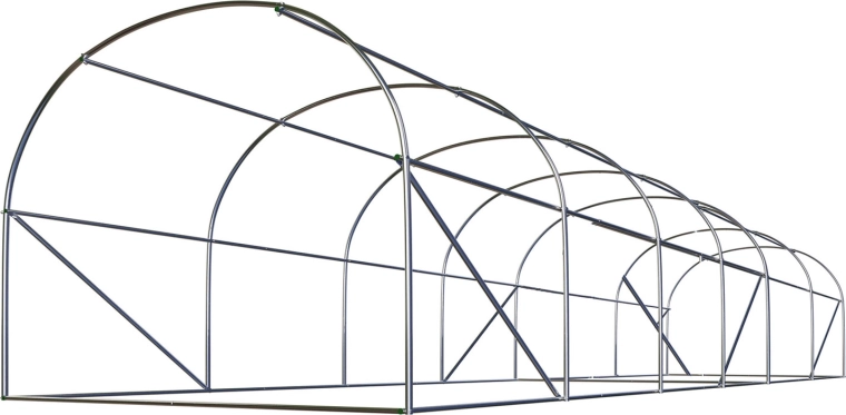 Robuuste constructie van verzinkt staal 25 mm