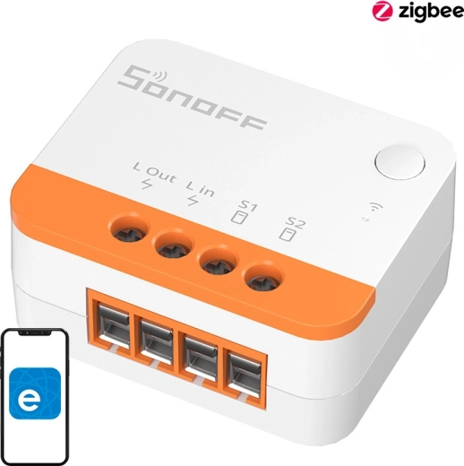 Sonoff ZBMINIL2 slimme mini-schakelaar Zigbee 3.0 zonder nuldraad