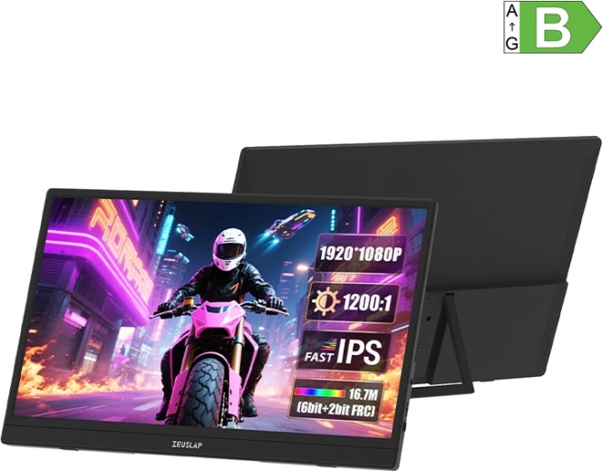 Zeuslap draagbare monitor 15,6" Full HD