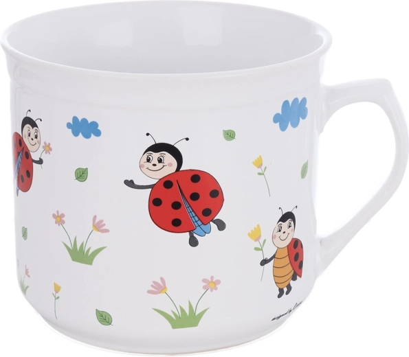 Keramische mok (kookmok) lieveheersbeestje 0,5 l