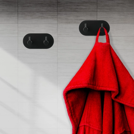 Modern metalen design in matzwart