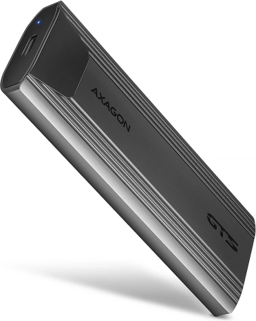 Externe schroefloze aluminium behuizing USB‑C 3.2 Gen 2 voor M.2 NVMe & SATA SSD
