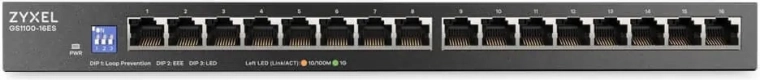 16× gigabitpoort voor hoge doorvoercapaciteit