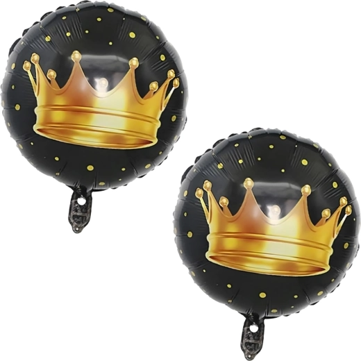 Set verjaardag ballonnen Corona – bierfles en kroontjes (5 stuks)