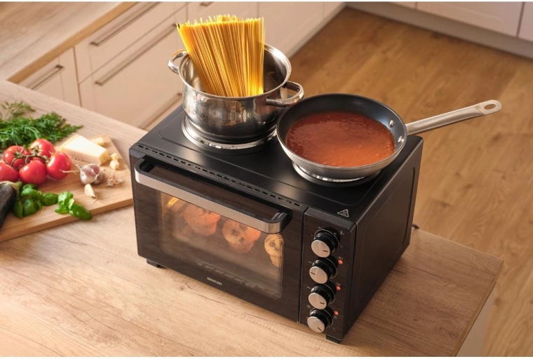 Oven en kookplaten in één